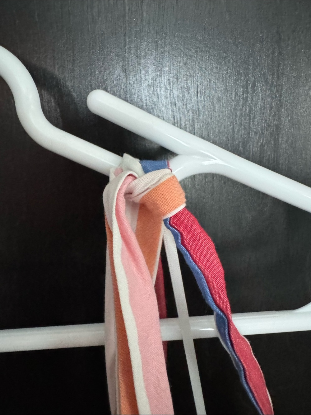 Draper James Multicolor Striped Smocked Top - White Base with Rainbow Stripes - Picture 2 of 6